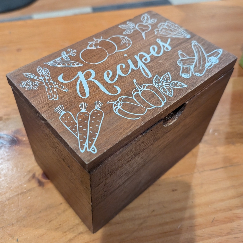 Eccolo Recipe Box